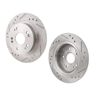 For Kia Soul 2012 2013 Brake Discs Driver And Passenger Side Pair Natural Finish - Изображение 1 из 4