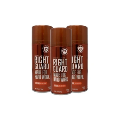 Paquete de 3 aerosoles desodorantes originales Right Guard Sport de 8,5 OZ cada uno Foto 1 de 4