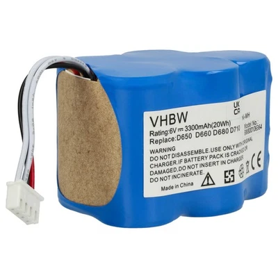 Batería para Ecovacs Deebot D715 D68 D73 D76 D680 D710 D720 D73n D730 3300mAh 6V - Bild 1 von 4