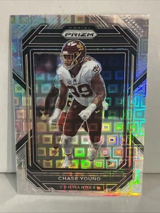 2022 Panini Prizm Pandora Premium Silver Holo /400 #298 Chase Young Washington - Bild 1 von 2