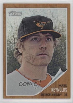 2011 Topps Heritage Chrome Refractor /562 Mark Reynolds #C8 - Image 1 of 2