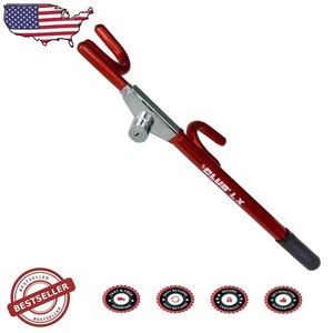 The Club LX Steering Wheel Lock - Red, Large, Cut Resistant, Alloy Steel Secu... - Picture 1 of 2