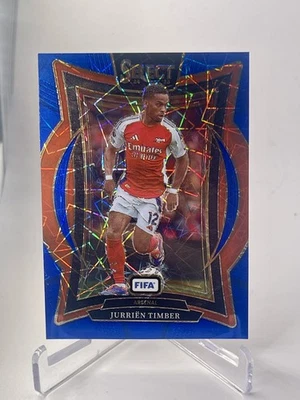2024-25 Panini Select FIFA Jurrien Timber #14 Blue Lazer - Image 1 of 2