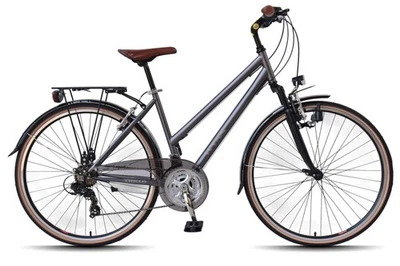 WYNN Trekkingrad 28 Zoll TRK1.0 grau Damen 21 Gänge V-Brake - Bild 1 von 4