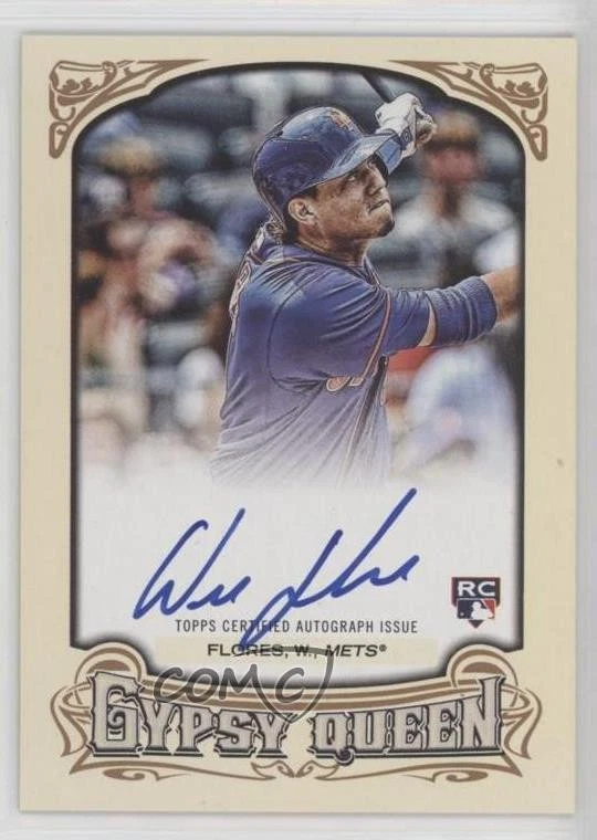 2014 Topps Gypsy Queen Auto Wilmer Flores #GQA-WF Rookie Auto RC - Image 1 of 2