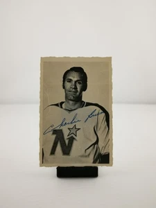 1970-71 O-Pee-Chee Deckle Edge #13 Charlie Burns - Imagen 1 de 2