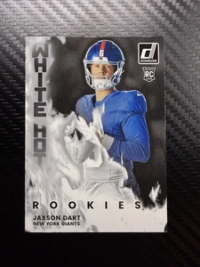 2025 Donruss White Hot Rookie Jaxson Dart RC #WHR-JXD New York Giants - Bild 1 von 2