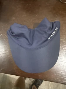 NEW MISSION Cooling Sun Visor Blue Instant Cooling Lightweight - same day ship - Picture 1 of 3
