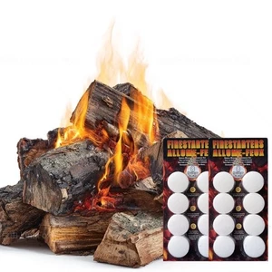 24 Stück leistungsstarke Festbrennstofftabletten, Energiefeueranzünder, geeigneter Mehrstoffofen - Bild 1 von 12