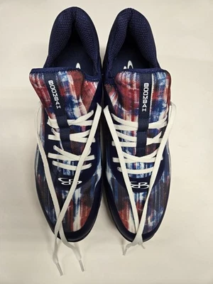 Boombah Men's Raptor AWR США гимн литой шип темно-синий/красный/белый - размер 11,5 - Изображение 1 из 4