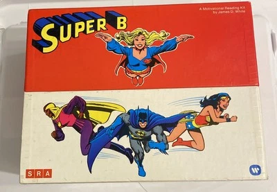 SRA Super B RARE Warner Educational Kit DC Batman Superman WW 1977 ORIGINAL BOX! - Image 1 of 4