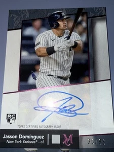 Jasson Dominguez Rookie Auto 2024 Topps Museum Collection Archival On Card /99! - Picture 1 of 4