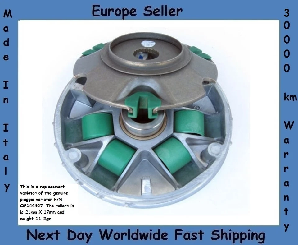 Aprilia Scarabeo 250 2004 - On ZD4TDB ZD4TDC Quality Complete Variator Kit - Image 1 of 1