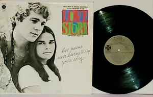 Love Story OST Soundtrack LP VG+ 1970 Paramount Vinyl Francis Lai PAS6002 - Picture 1 of 3