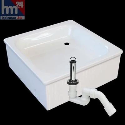 Kaldewei Sanidusch Duschwannen Set 80 x 80 cm inkl. Träger und Ablaufgarnitur