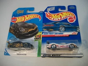 Hot Wheels HW Exotics Porsche 911 GT3 RS & 1999 1. Auflage Porsche 911 GT1-98 - Bild 1 von 5