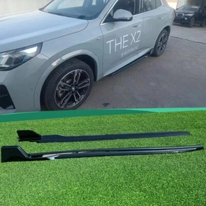 2PCS ABS Glossy Extend Black Side Skirt Body Beams Fits For BMW X2 U10 2022-2025 - Bild 1 von 17