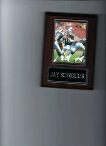 JAY SCHROEDER PLAQUE LOS ANGELES RAIDERS LA FOOTBALL NFL - Picture 1 of 1