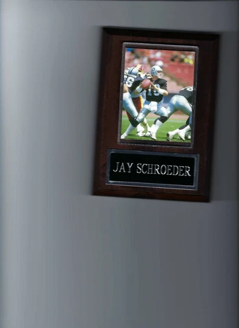 JAY SCHROEDER PLAQUE LOS ANGELES RAIDERS LA FOOTBALL NFL Cover