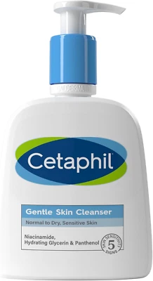 GALDERMA Cetaphil Gentle Skin Cleanser, 236ml, Face & Body Wash For Normal To Dry Skin