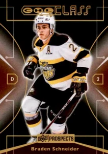 2019/20 Upper Deck CHL Class Retro (#C12) - BRADEN SCHNEIDER - Picture 1 of 2