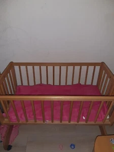 Holz Babywiege - Bild 1 von 1