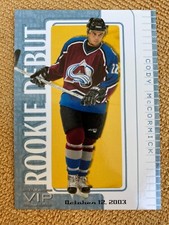 2003-04 In the Game VIP Rookie Debut #40 - Cody McCormick /37