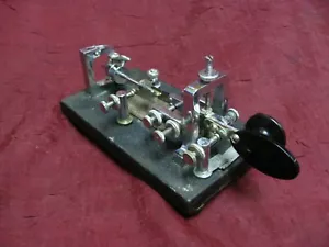 Vibroplex Amateurfunk Morsecode Telegraphenschlüssel Original 3,5" breit L Dämpfer 137193 - Bild 1 von 11