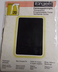 Ergee Strapsstrümpfe 20den  Gr. I oder II -  Farbe schwarz - Bild 1 von 6