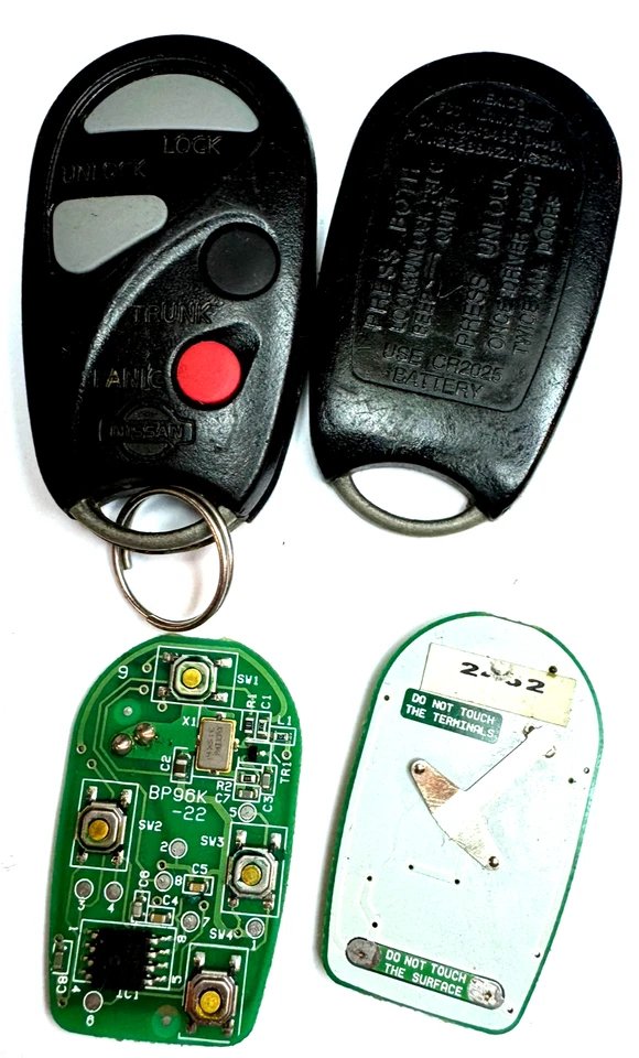 Mando a distancia para auto sin llave Nissan Sentra 282684Z NHVBU427 2000 2002 2003 2004 FABRICANTE DE EQUIPOS ORIGINALES Foto 1 de 4