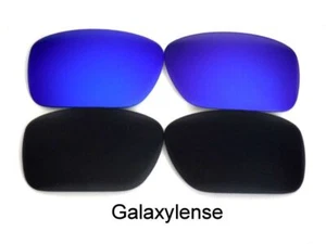 Galaxy Ersatzgläser Für Oakley Breadbox Sonnenbrillen Schwarz&Blau Polarisiert - Picture 1 of 8