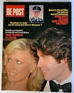 John Travolta Olivia Newton John  De Post Belgian magazine 1978