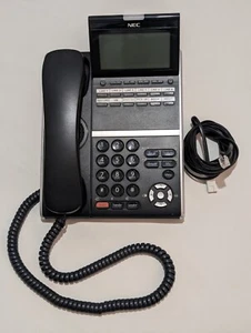 NEC DTZ-12D-3P (BK) Black Telephone. DT400 Series Desk Phones. - Picture 1 of 5