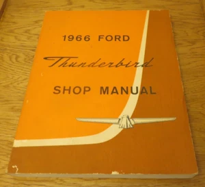 Original 1966 Ford Thunderbird Shop Manual Vintage Car Service Maintenance - Picture 1 of 7