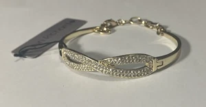 Jon Richards Ladies Gold Diamond Bracelet (costume) Brand New (16cm 8g) - Picture 1 of 3