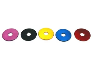 M6 x 25mm - Flat Washer - Anodised Aluminium - 7 Colours - Picture 1 of 31