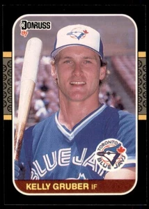 1987 Donruss Kelly Gruber Toronto Blue Jays #444 - Picture 1 of 2