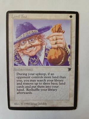 Land Tax Legends 1994 Regular Uncommon MtG Magic the Gathering LP - Image 1 of 4