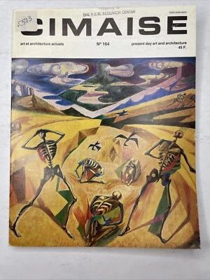 Vintage RARE 1983 Cimaise Magazine No 164 French Art + Architecture V2 - Image 1 of 4