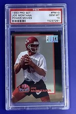 Joe Montana PSA 10 (#15237261) 1993 Pro Set Power Moves #PM10