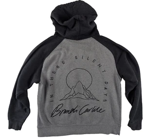 BRANDI CARLILE "In These Silent Days" Gray Sweater Pullover Hoodie Women Small - Picture 1 of 3