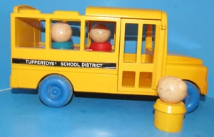 Vintage 1987 Tuppertoys "School Bus Toy" 2 in 1 Bus Classroom unvollständig L@@K - Bild 1 von 16