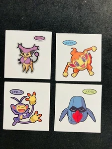 Chimchar etc. Pokemon Decochara Sticker 4set Very Rare From Japan Pokemonpan F/S - Picture 1 of 2