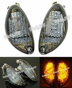 Led Rear Turn Signal Light Smoke Fit 2008-2017 SUZUKI Hayabusa GSX1300R GSXR1300 - Picture 1 of 8