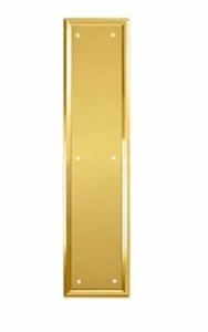Deltana PP2280 HD Framed Push Plate | 3-1/2 x 15 Inch | Solid Brass - Picture 1 of 14
