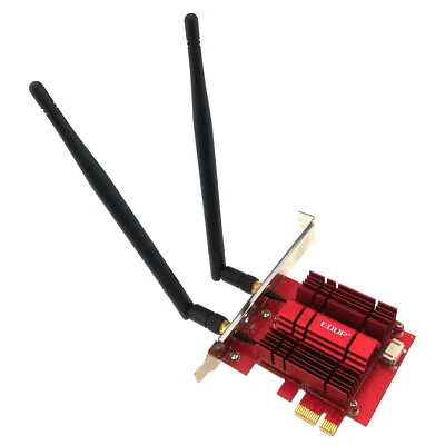 AX200 Desktop PCIe Wireless Card WiFi6 Bluetooth Windows 11 Network WLAN Adapter - Image 1 of 4