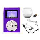 With Clip USB 2.0 LCD Screen Student Mini Portable MP3 Player Digital 32GB Gift