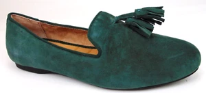 NEW! Kelly & Katie Peyton Green Suede Womens Loafer Flats Slip on Shoes Size 8.5 - Picture 1 of 13