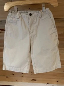 Brooks Brothers STONE Khaki Walking Bermuda Shorts Chinos Youth Boys size 8  - Picture 1 of 4