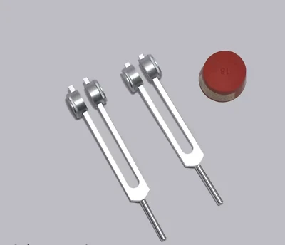 ACHYUT 1 Pair Schumann frequency Tuning forks Earth Nature Lightning healing+activator
